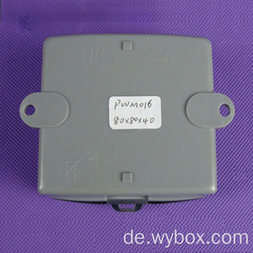 Wasserdichte Gehäusebox für elektronische Wandmontage Gehäusebox Outdoor-Gehäusebox IP65 PWM016 mit Größe 80*80*40mm